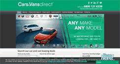 Desktop Screenshot of carsandvansdirect.com
